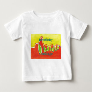 感謝の気持ちで素敵な日と良い夜を過ごす ベビーTシャツ