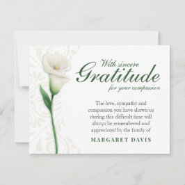 感謝の気持ちで葬式 サンキューカード