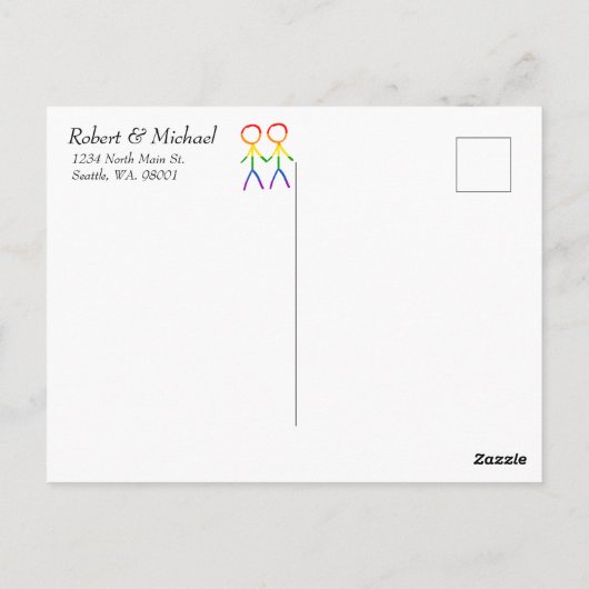 感謝の気持ちで ポストカード (裏面)