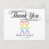 感謝の気持ちで ポストカード (正面)