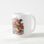 感謝の気持ちのあクラシックるTシャツのテーブル コーヒーマグカップ (正面右)