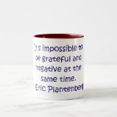 感謝の気持ちのマグカップ ツートーンマグカップ (中央)