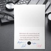 感謝の気持ちの反映 箔シーズンカード