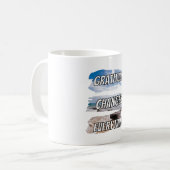 感謝の気持ちはあらゆる事を変える – qouteやる気を起こさせる コーヒーマグカップ (正面左)