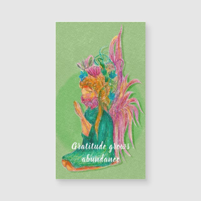 感謝の気持ちは磁気カードを増やす (正面)