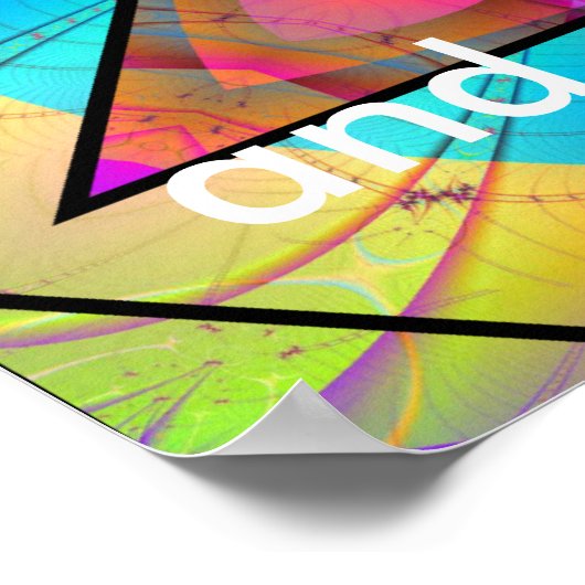 「感謝の気持ちは筋が通っている」ポスター ポスター (角)