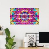 「感謝の気持ちは筋が通っている」ポスター ポスター (ホームオフィス)