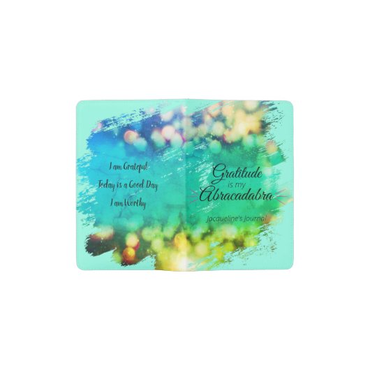 感謝の気持ちは、Abracadabra MOLESKINE® Notebook ポケットMoleskineノートブック (オープン)