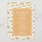 感謝の気持ちよ賛美りミニマリストの友情 メニュー (正面/裏面)