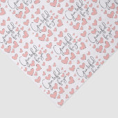 感謝の気持ちをあなたに ハートのティッシュペーパー 薄葉紙 (詳細)