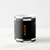 感謝の気持ちをぐらつかせるまおもしろいでゴブル コーヒーマグカップ (中央)