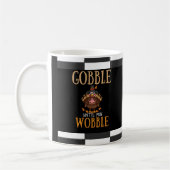 感謝の気持ちをぐらつかせるまおもしろいでゴブル コーヒーマグカップ (左)