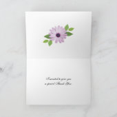 感謝の気持ちをデイジーで表すカード サンキューカード (内部)