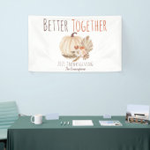 感謝の気持ちを一緒に持ち直す 横断幕 (トレードショー)