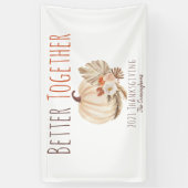 感謝の気持ちを一緒に持ち直す 横断幕 (縦)