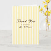 感謝の気持ちを伝えるおしゃれな先生へのカード　キンポウゲ カード (黄色い花)