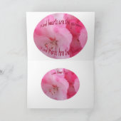 感謝の気持ちを伝えるグリーティングカード サンキューカード (内部)