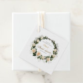 感謝の気持ちを伝えるホワイトローズ＆スターチス ファボリ フェイバータグ (インサイチュ)