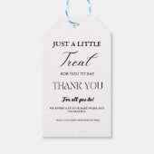 感謝の気持ちを伝えるミニマリスト ギフトタグ (正面)