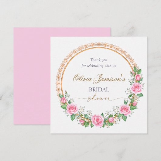 感謝の気持ちを伝えるローズ＆スターチス ウェディングリース (正面/裏面)