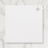 感謝の気持ちを伝えるローズ&スターチス ウェディングリース フェイバータグ (裏面)