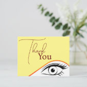 感謝の気持ちを伝える先駆的な眼科医 ポストカード (スタンド正面)