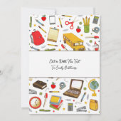 感謝の気持ちを伝える教師へのカード サンキューカード (裏面)