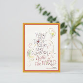 感謝の気持ちを伝える教師向けポストカード ポストカード (スタンド正面)