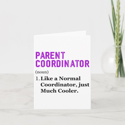 感謝の気持ちを伝える日 保護者コーディネーター カード (正面)