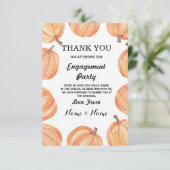 感謝の気持ちを伝える ウェディング カード ぽんきんなんて 秋 (スタンド正面)