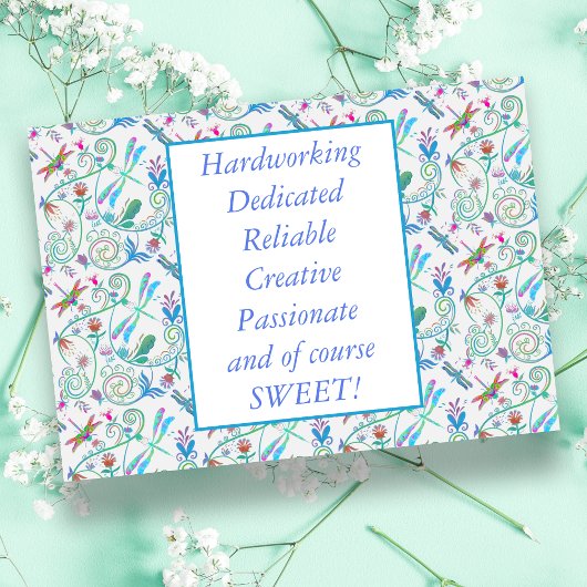 感謝の気持ちを伝える - ワンダフルなトンボたち サンキューカード