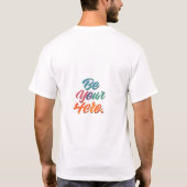 感謝の気持ちを伝えるTシャツ | シンプルなデザイン Tシャツ (裏面)