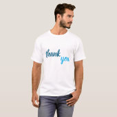 感謝の気持ちを伝えるTシャツ | シンプルなデザイン Tシャツ (正面フル)