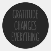 感謝の気持ちを全て変える親切インスピレーション ラウンドシール (正面)