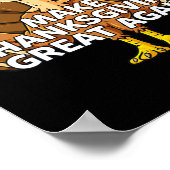 感謝の気持ちを再素晴らしびおもしろいトランプ・トルコ ポスター (角)