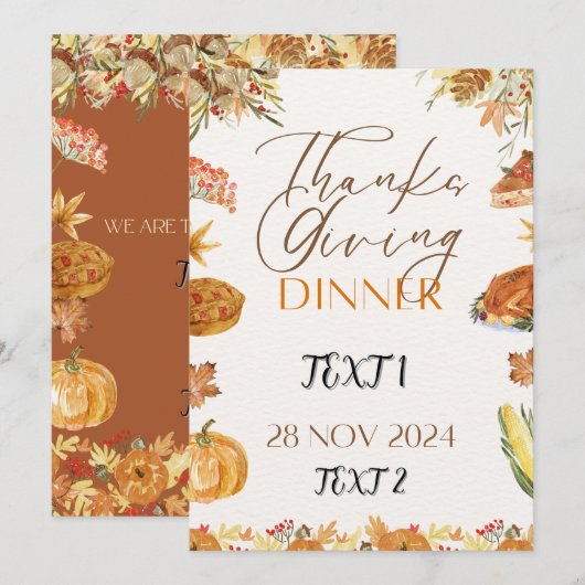 感謝の気持ちを分かち合う シーズンカード (正面/裏面)