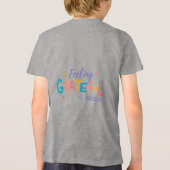感謝の気持ちを大切にしよう - Tシャツ (裏面)