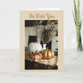 感謝の気持ちを大変お祈り申し上げます シーズンカード (正面)