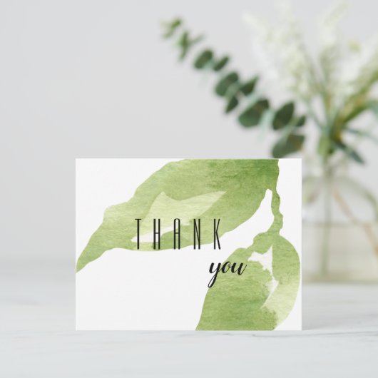 感謝の気持ちを届ける葉 ポストカード (スタンド正面)