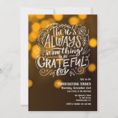 感謝の気持ちを常に持ち続ける 招待状 (正面)