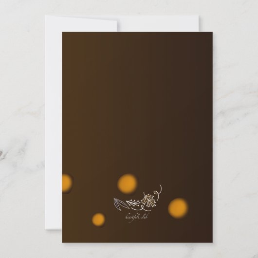 感謝の気持ちを常に持ち続ける 招待状 (裏面)