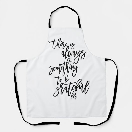 感謝の気持ちを常に文字 エプロン (正面)