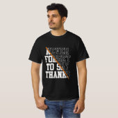 感謝の気持ちを忘れずに Tシャツ (正面フル)
