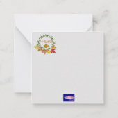 感謝の気持ちを忘れないで ノートカード (裏面)