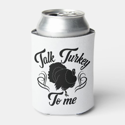 感謝の気持ちを持って七面鳥おもしろいを語る 缶クーラー (缶正面)