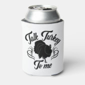 感謝の気持ちを持って七面鳥おもしろいを語る 缶クーラー (缶裏面)