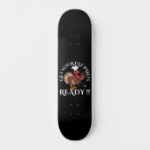 感謝の気持ちを持って太ったズボンを用意おもしろいする スケートボード (正面)