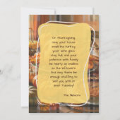 感謝の気持ちを持って感謝す賛美る シーズンカード (裏面)