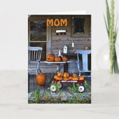 感謝の気持ちを持って母さんに私の愛を送る シーズンカード (正面)