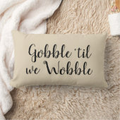 感謝の気持ちを揺るがせるまでゴブル ランバークッション (ブランケット)